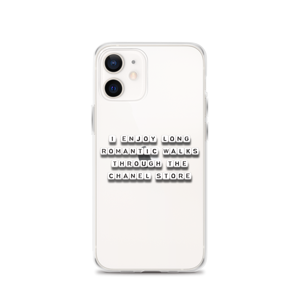Long Walks Through Chanel - iPhone Case – Square Sayings