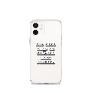 Wine Is Cheaper Than Therapy - iPhone Case