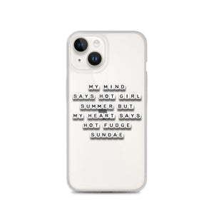 "My Mind Says Hot Girl Summer" iPhone Case
