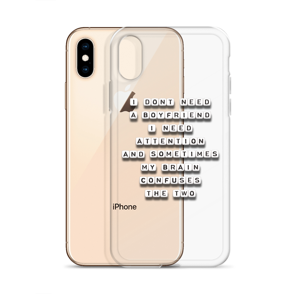 I Don't Need a Boyfriend - iPhone Case
