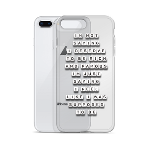 Rich and Famous - iPhone Case