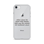 Just Tell Me When and Where - iPhone Case