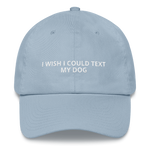 I Wish I Could Text My Dog - Dad hat