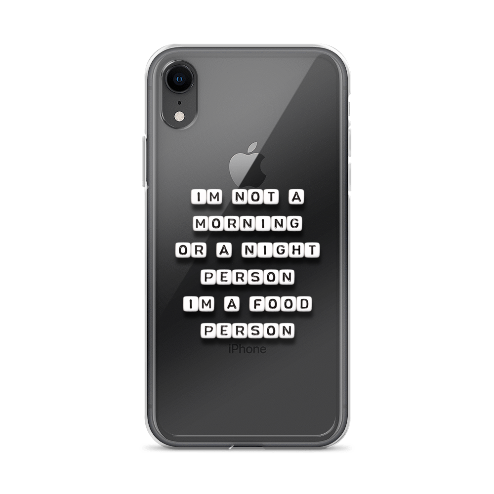 I'm A Food Person - iPhone Case
