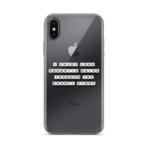 Long Walks Through Chanel - iPhone Case – Square Sayings