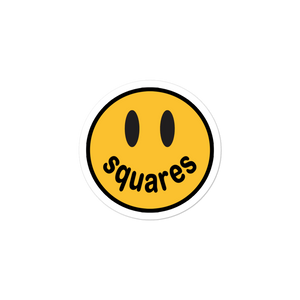 Squares Smiley - Sticker
