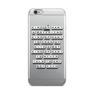 Kind of Want a Boyfriend - iPhone Case