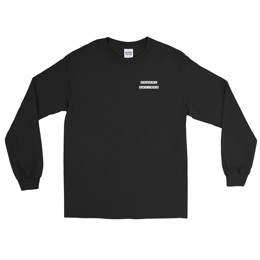 Square Sayings Logo - Long Sleeve T-Shirt